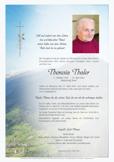 Theresia Thaler